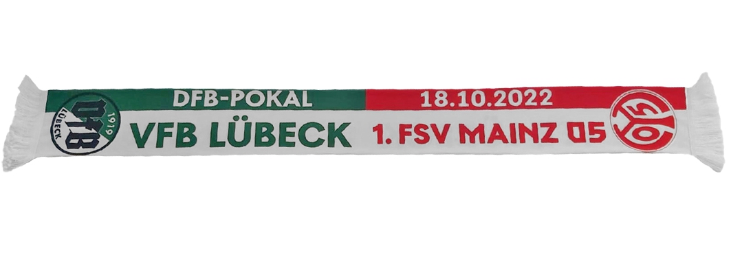 Mainz 05 Pokalschal "VfB Lübeck - Mainz 05"