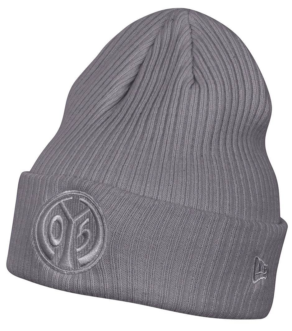 Strickmütze Logo Grau