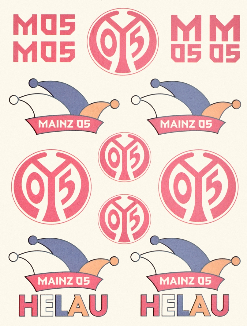 Mainz 05 Hauttattoo-Set "Logo"