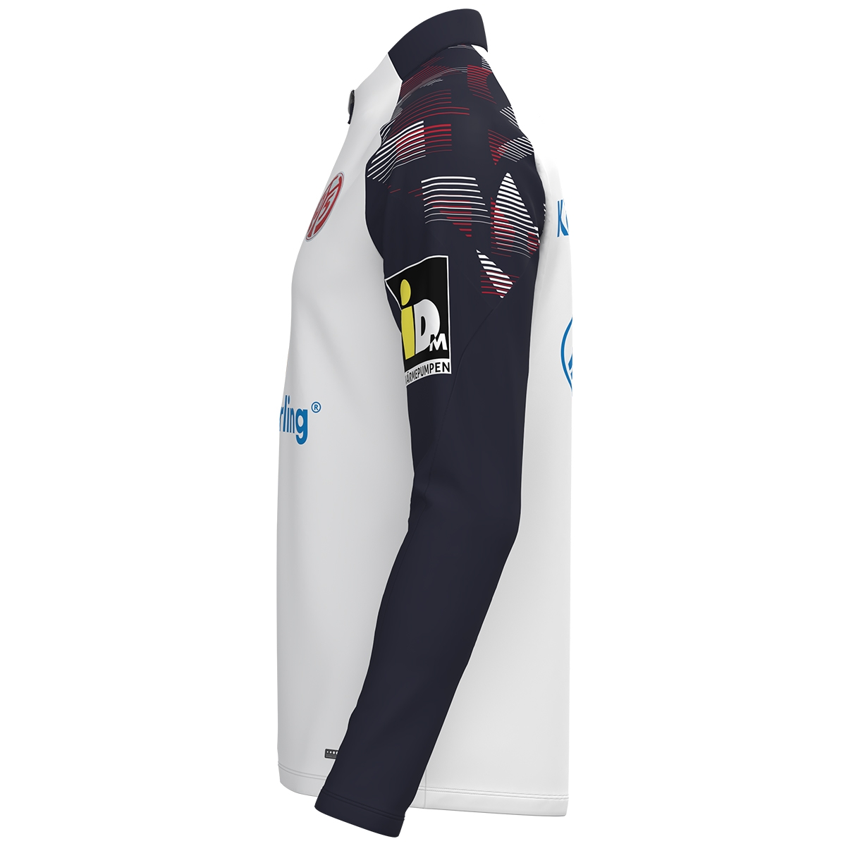 Zip Trainingssweat 26/27 Herren mit Sponsoren