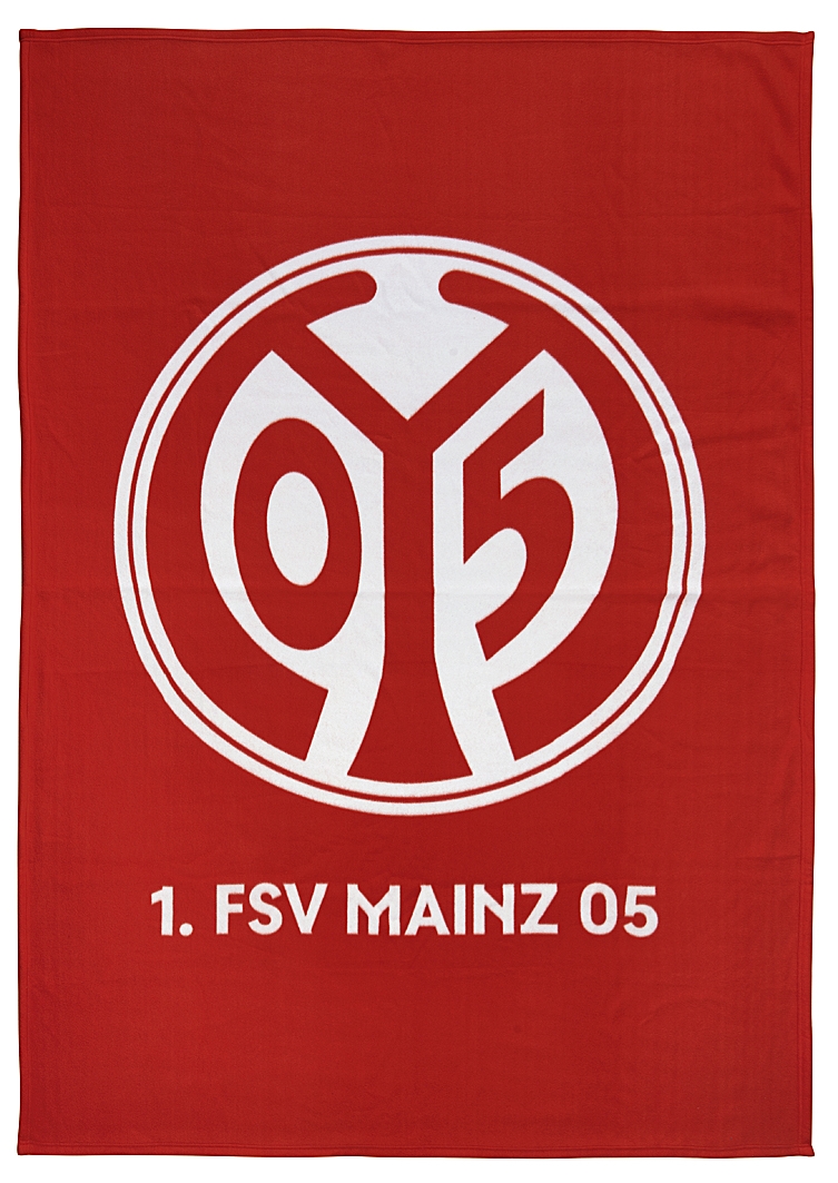 Mainz 05 Fleecedecke Logo