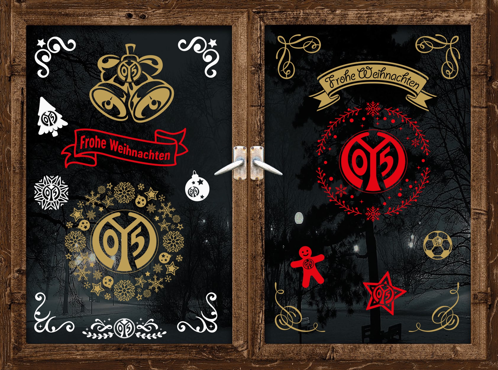 3er Set Fensterbilder Weihnachten 3er Set Fensterbilder Weihnachten
