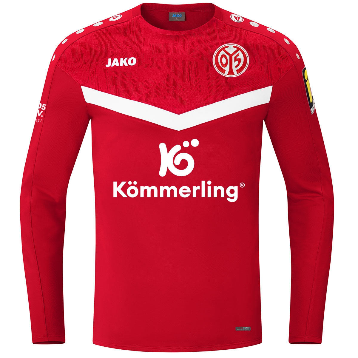 Mainz 05 Trainingssweat rot 24/25 Herren mit Sponsoren