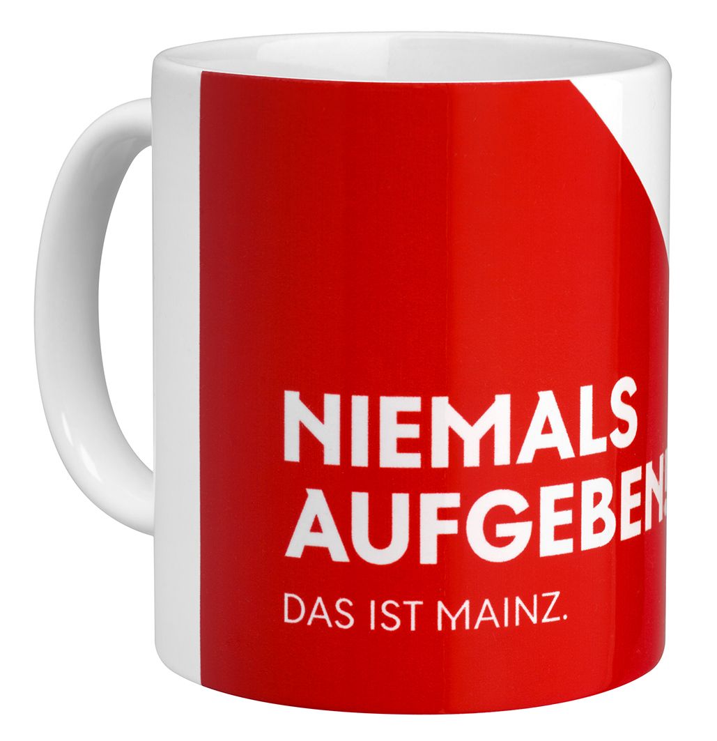 Tasse Niemals aufgeben