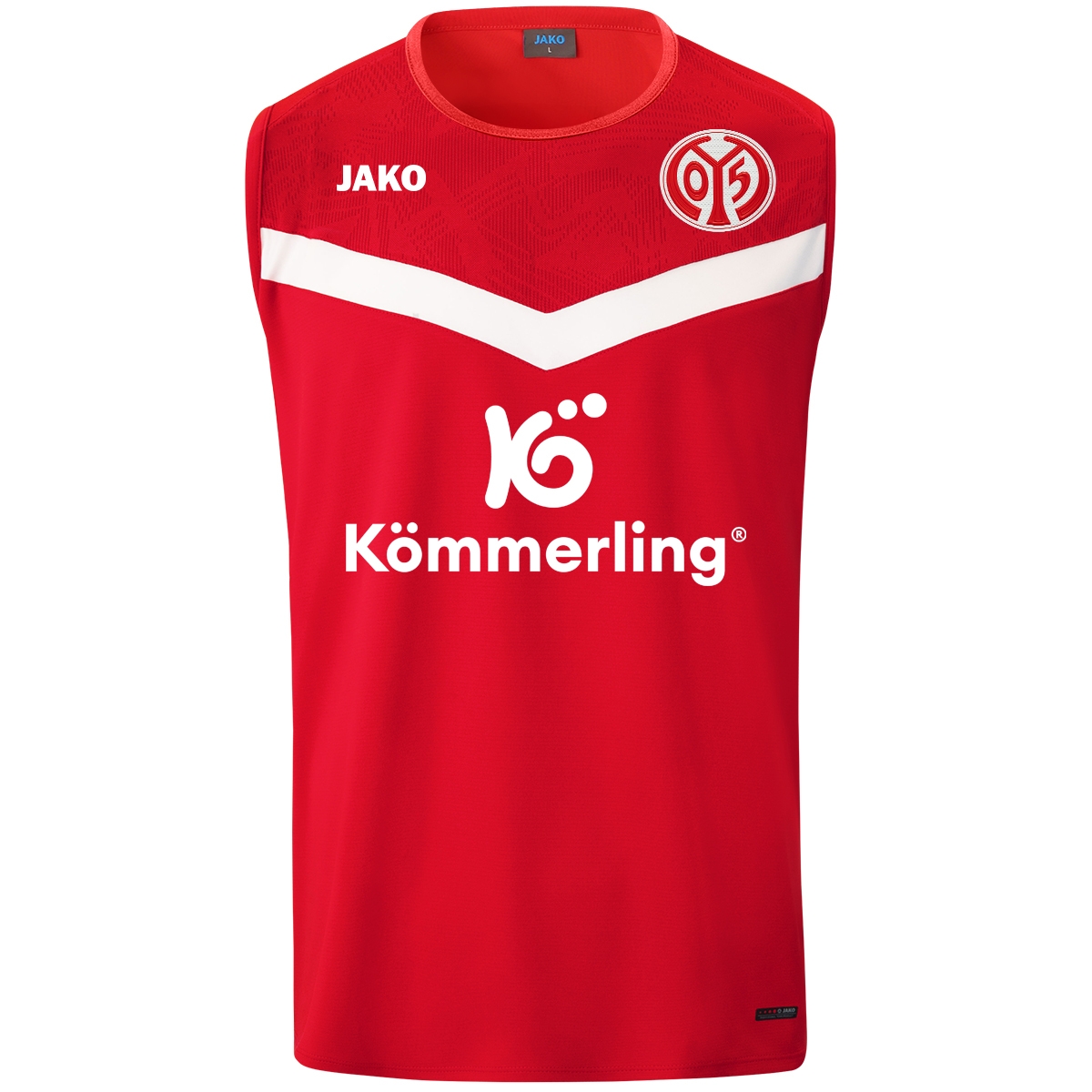 Mainz 05 Tanktop Training rot 24/25 Herren mit Sponsoren