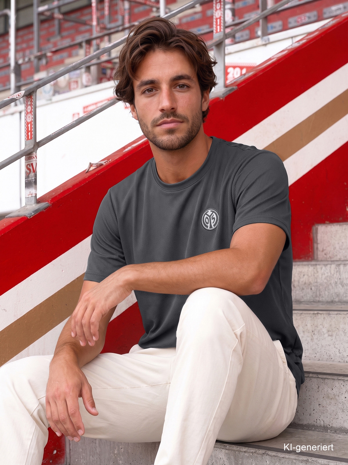 T-Shirt Waffle Herren