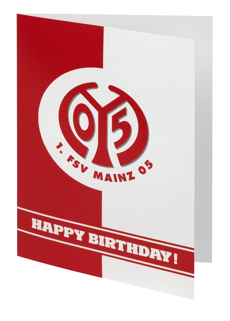 Mainz 05 Geburtstagskarte Happy Birthday