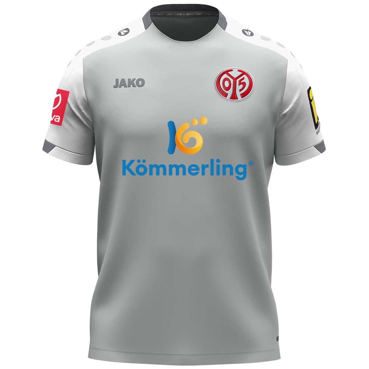Trainingsshirt Grau 25/26 Kinder mit Sponsoren