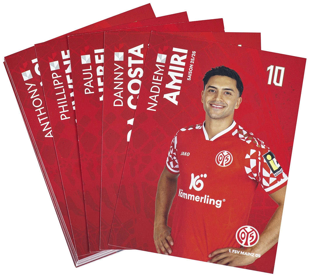 Autogrammkartensatz blanko 25/26